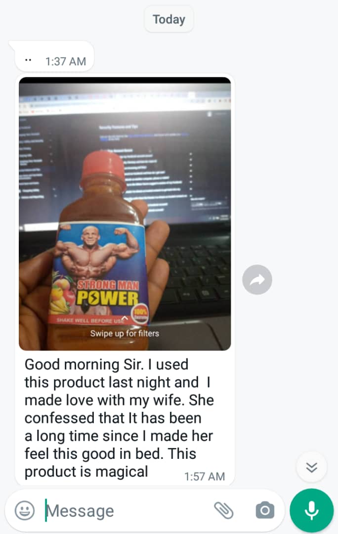 Strong Man customer testimonial 5